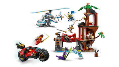 LEGO Ninjago Dragon Rising Ninja Vehicle Tree House Battle 71857
