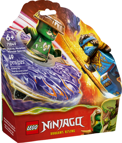 LEGO Ninjago Dragons Rising Nya Vs Mutation Monster Spinner 71849