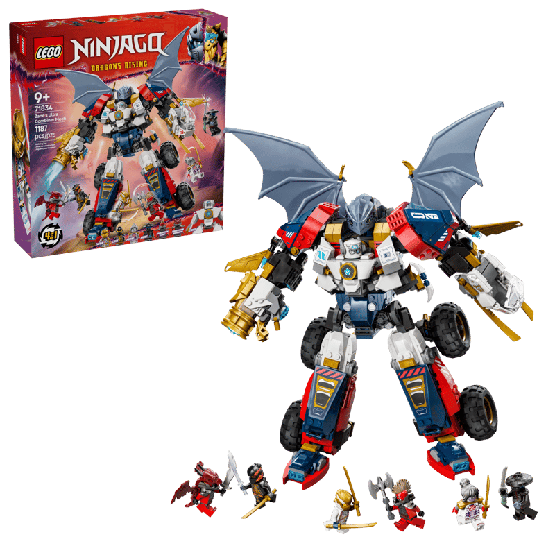 LEGO Ninjago Dragons Rising Zane's Ultra Combiner Mech 71834