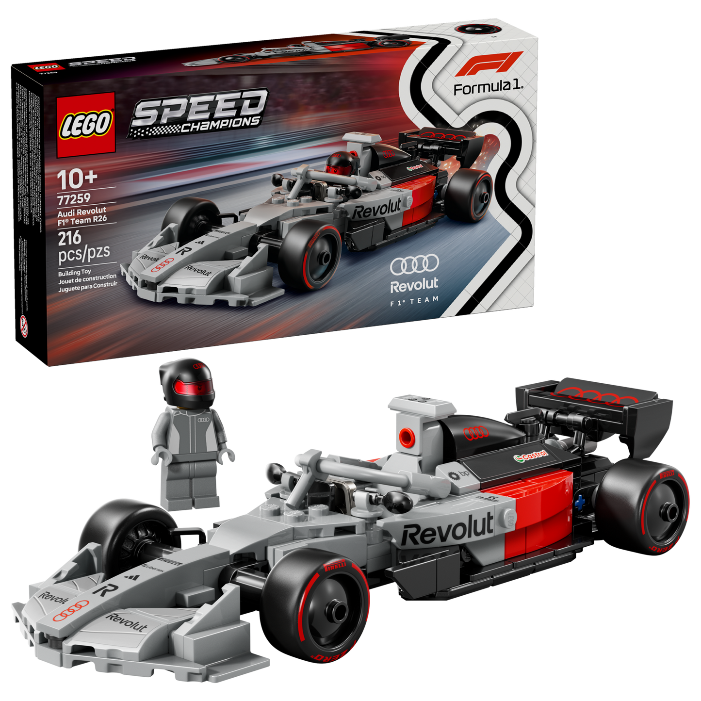 LEGO Speed Champions Audi Revolut F1 Team R26 77259