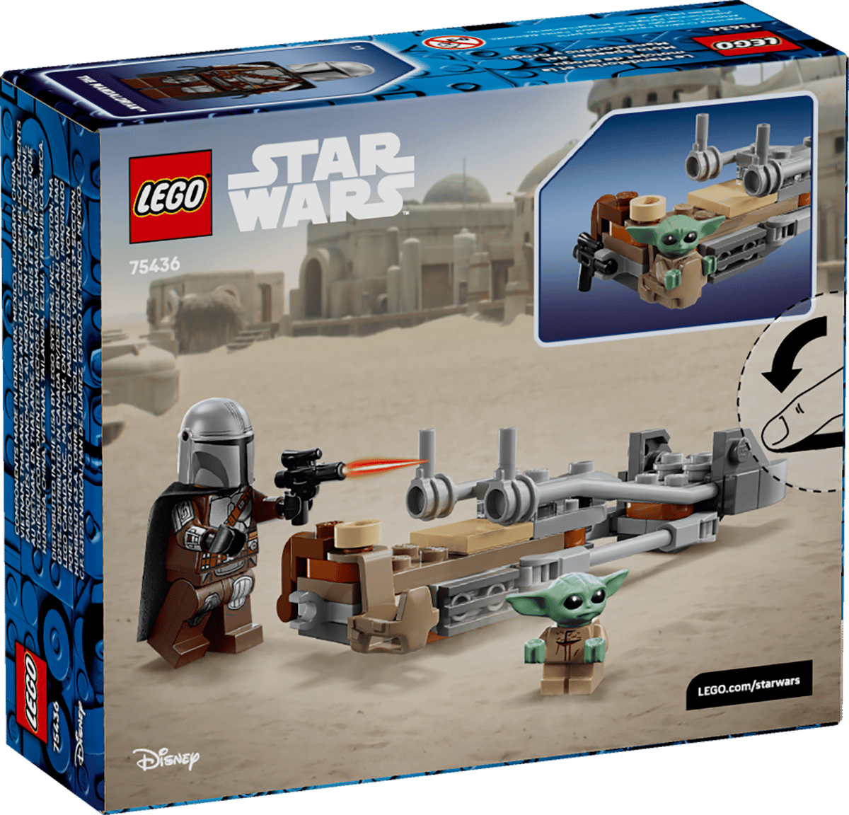 LEGO Star Wars The Mandalorian & Grogu Speeder Bike - Wild Willy