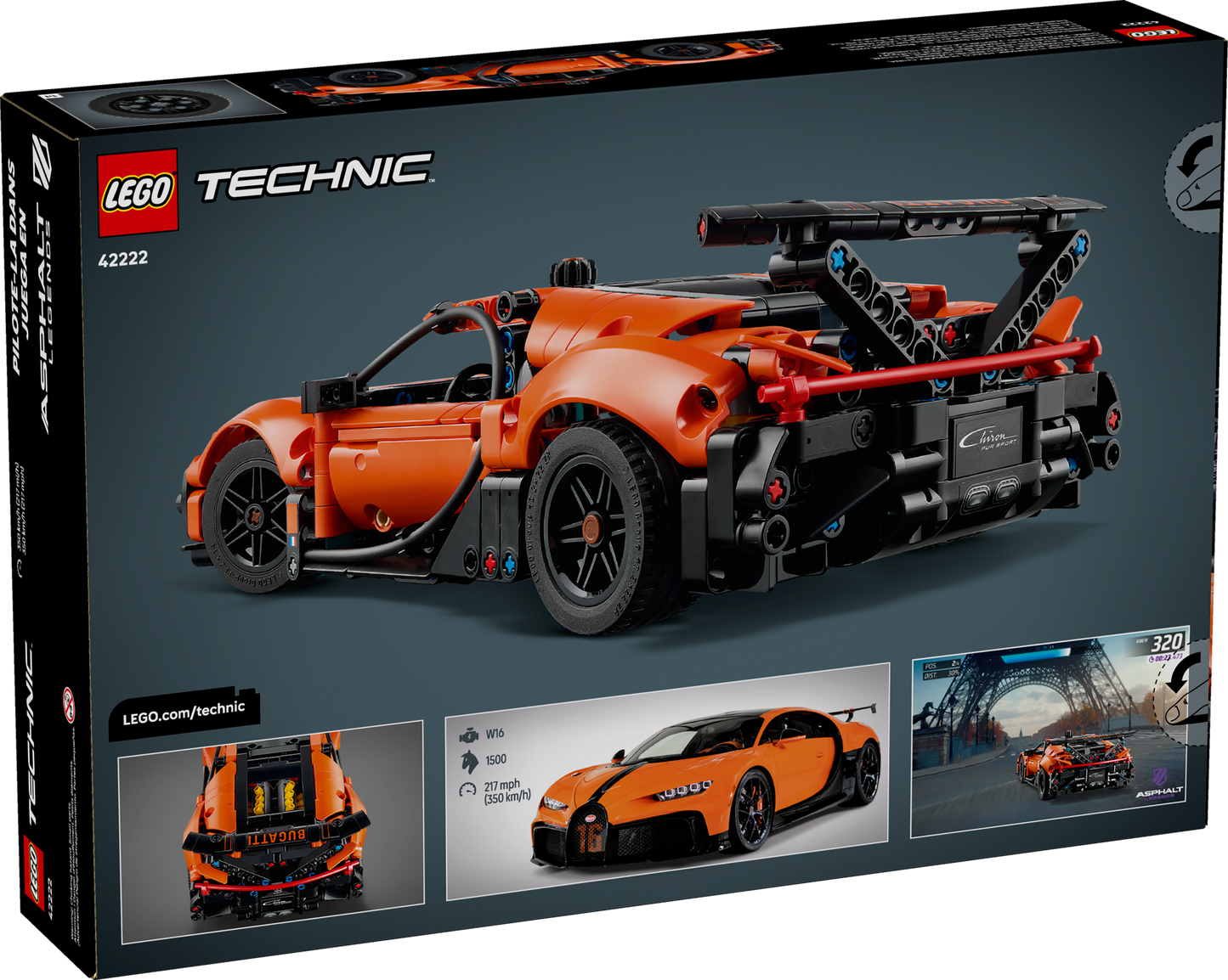 LEGO Technic Bugatti Chiron Pur Sport 42222