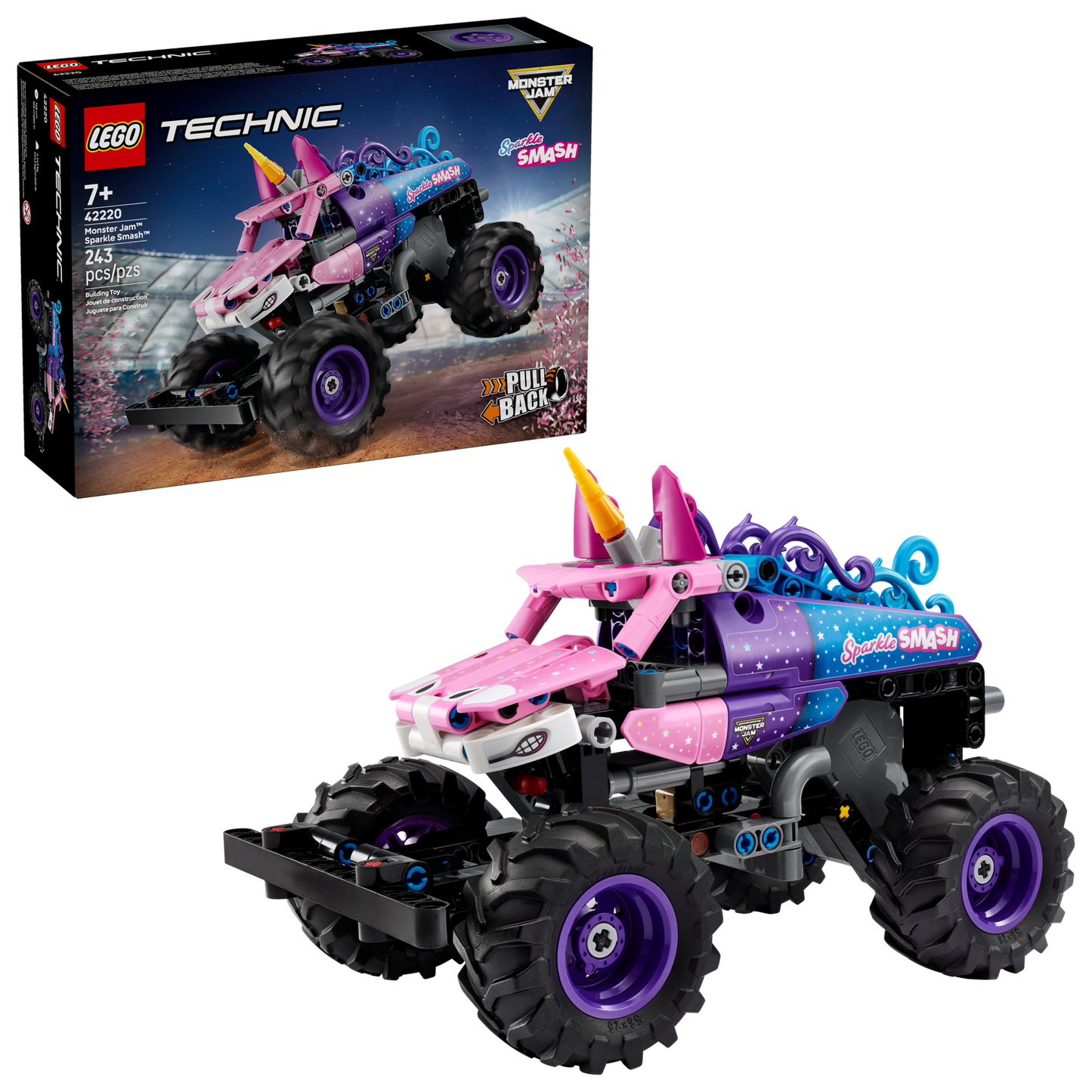 LEGO Technic Monster Jam Sparkle Smash - Wild Willy