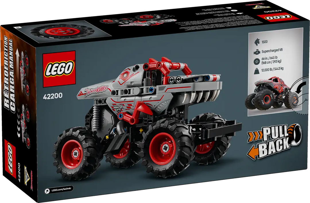 LEGO Technic Monster Jam Thunderroarus Pull-Back - Wild Willy