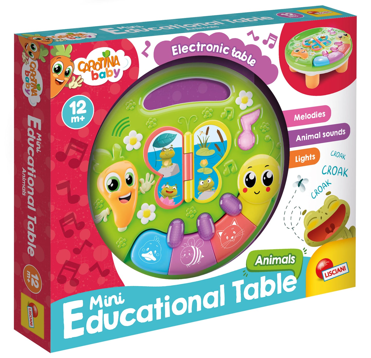 LISCIANI GIOCHI Animals Mini Educational Table