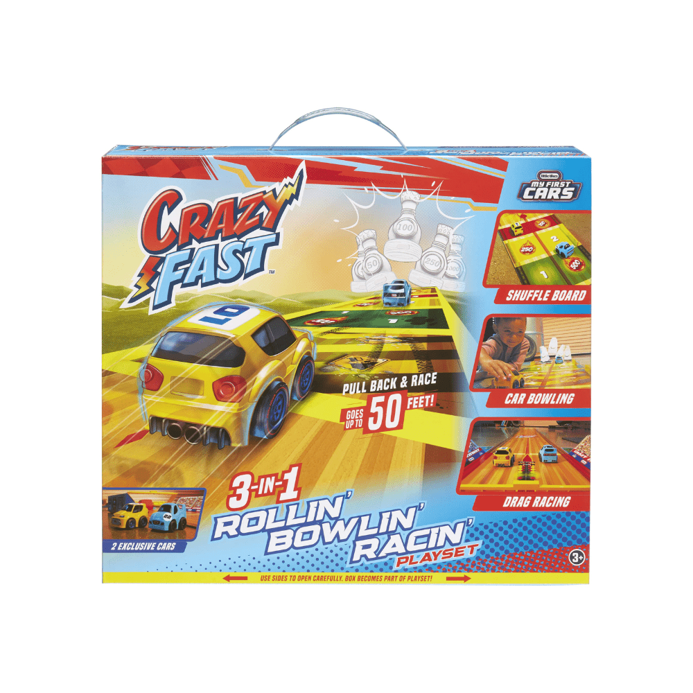 LITTLE TIKES Crazy Fast Rollin' Bowlin' Racin' 3 In 1