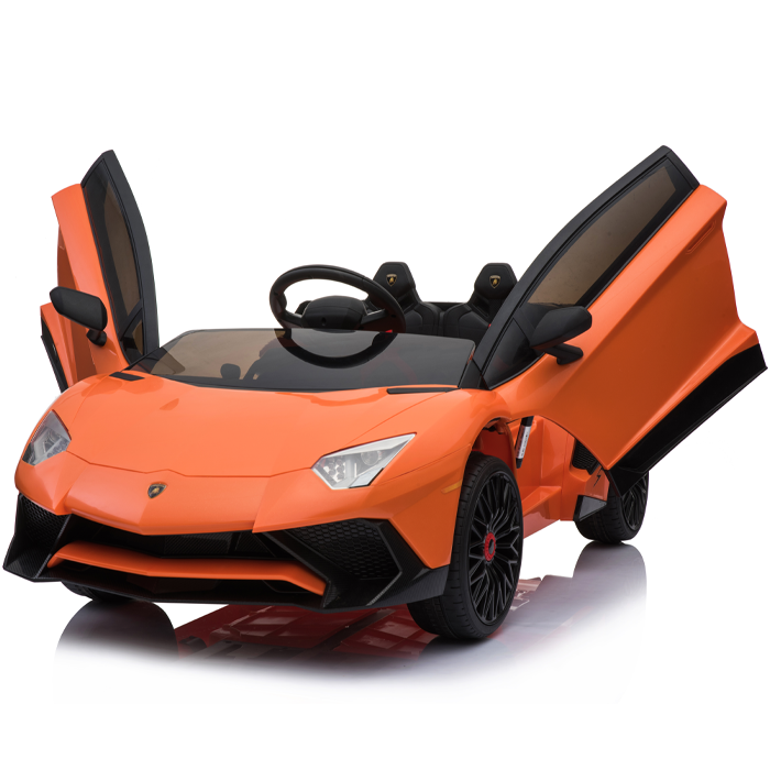 Lamborghini 12V 2 Motors Ride On Car Orange or Red