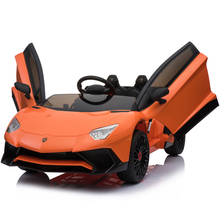 Lamborghini 12V 2 Motors Ride On Car Orange or Red - Wild Willy