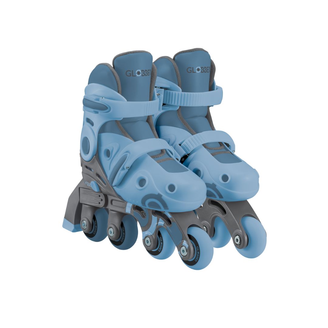 Globber Learning Skates 2-in-1 Adjustable Size 26-29 Blue - Wild Willy