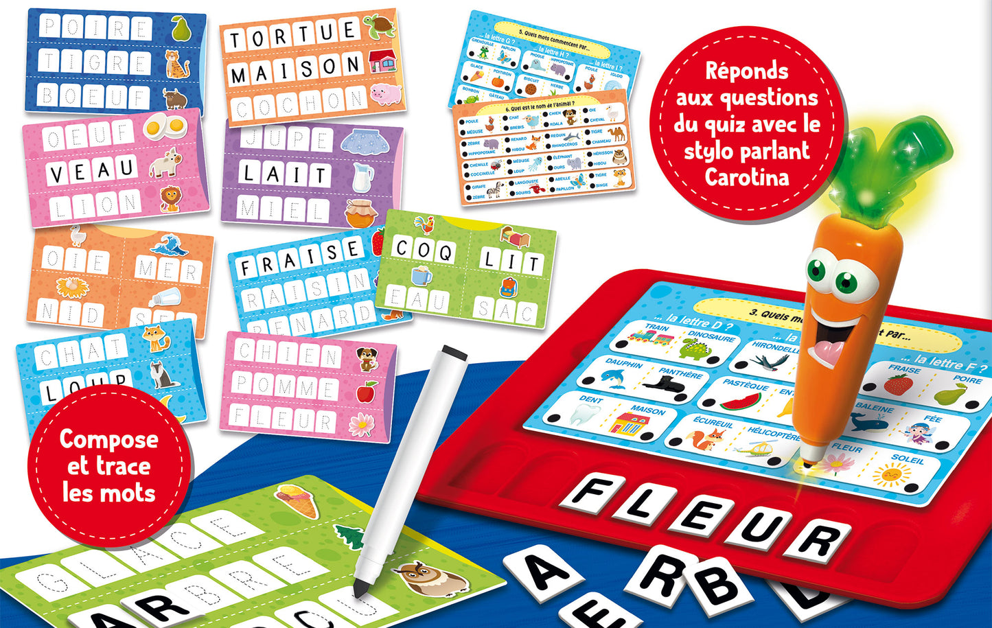 Lisciani Carotina Le Grand Jeu De Vocabulaire