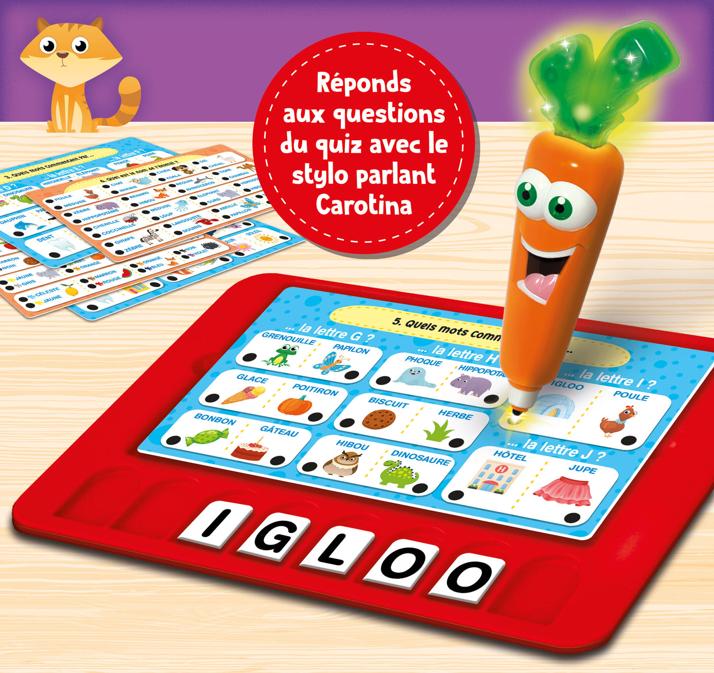 Lisciani Carotina Le Grand Jeu De Vocabulaire