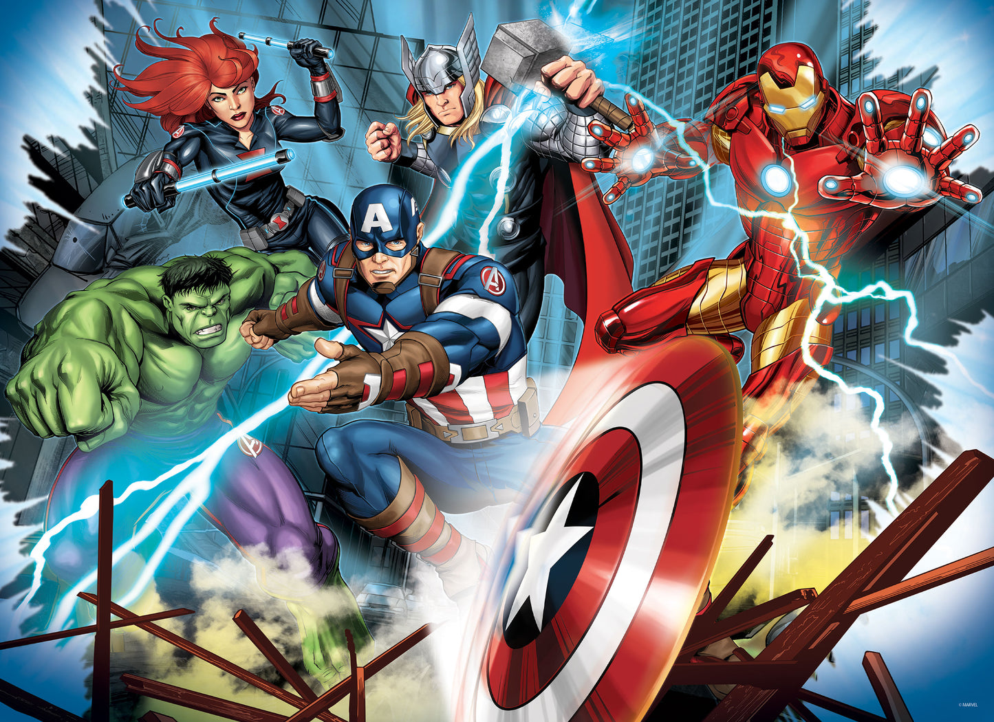 Lisciani 150 Pcs Maxi Floor Marvel Avengers Puzzle