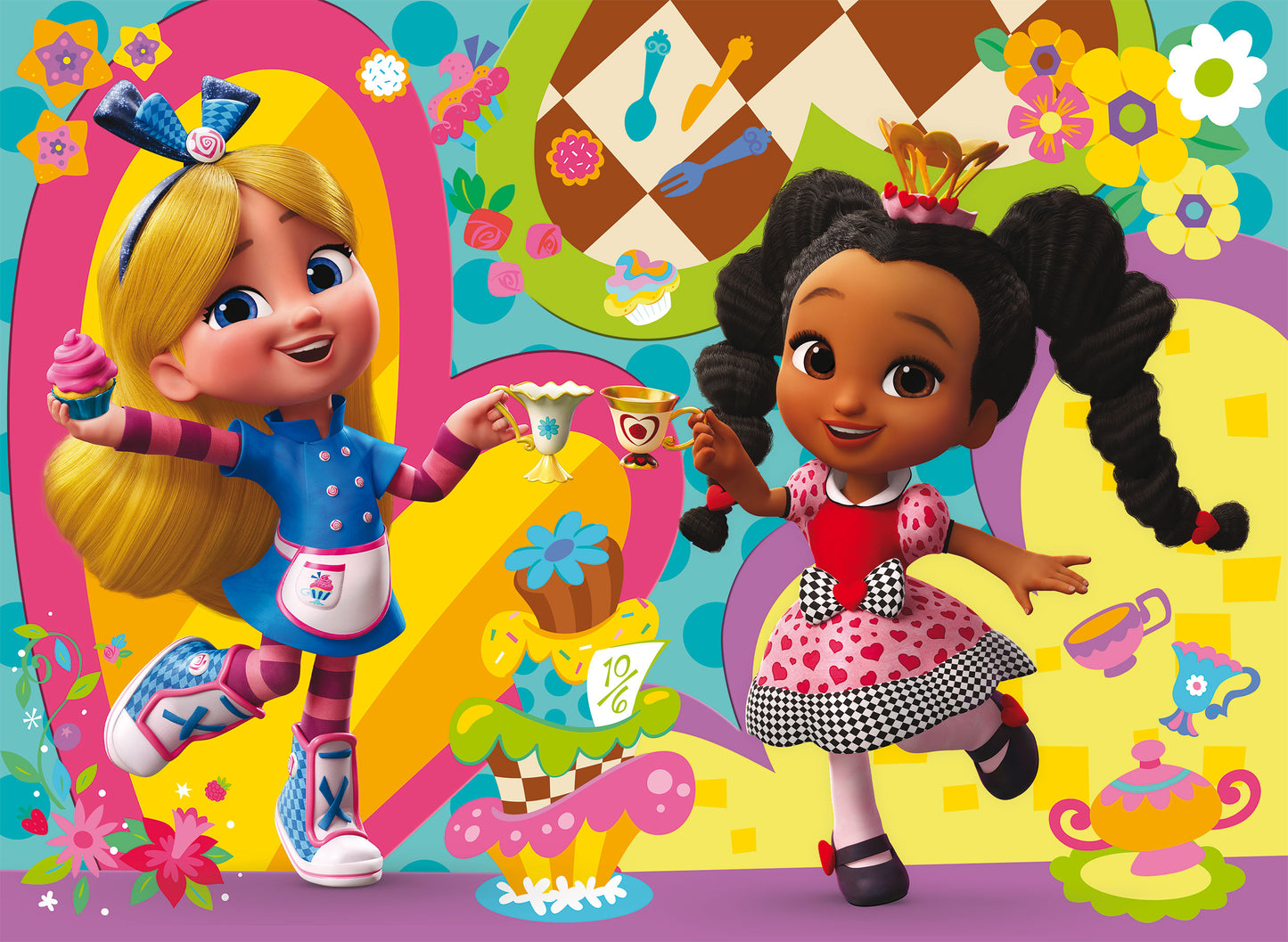 Lisciani Disney Alice in Wonderland Maxi Floor Puzzle