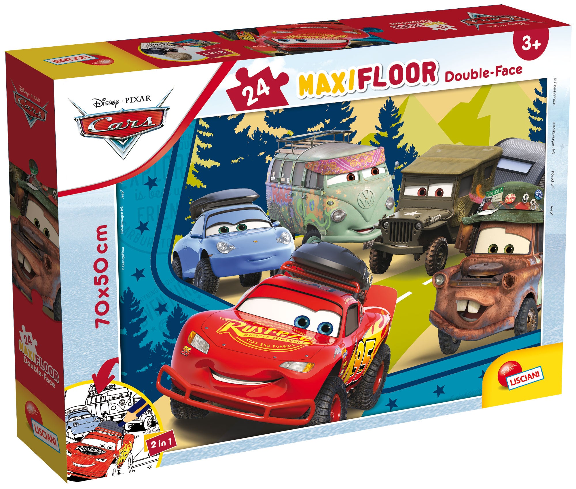 Lisciani Disney Cars Maxi Floor Puzzle – Wild Willy