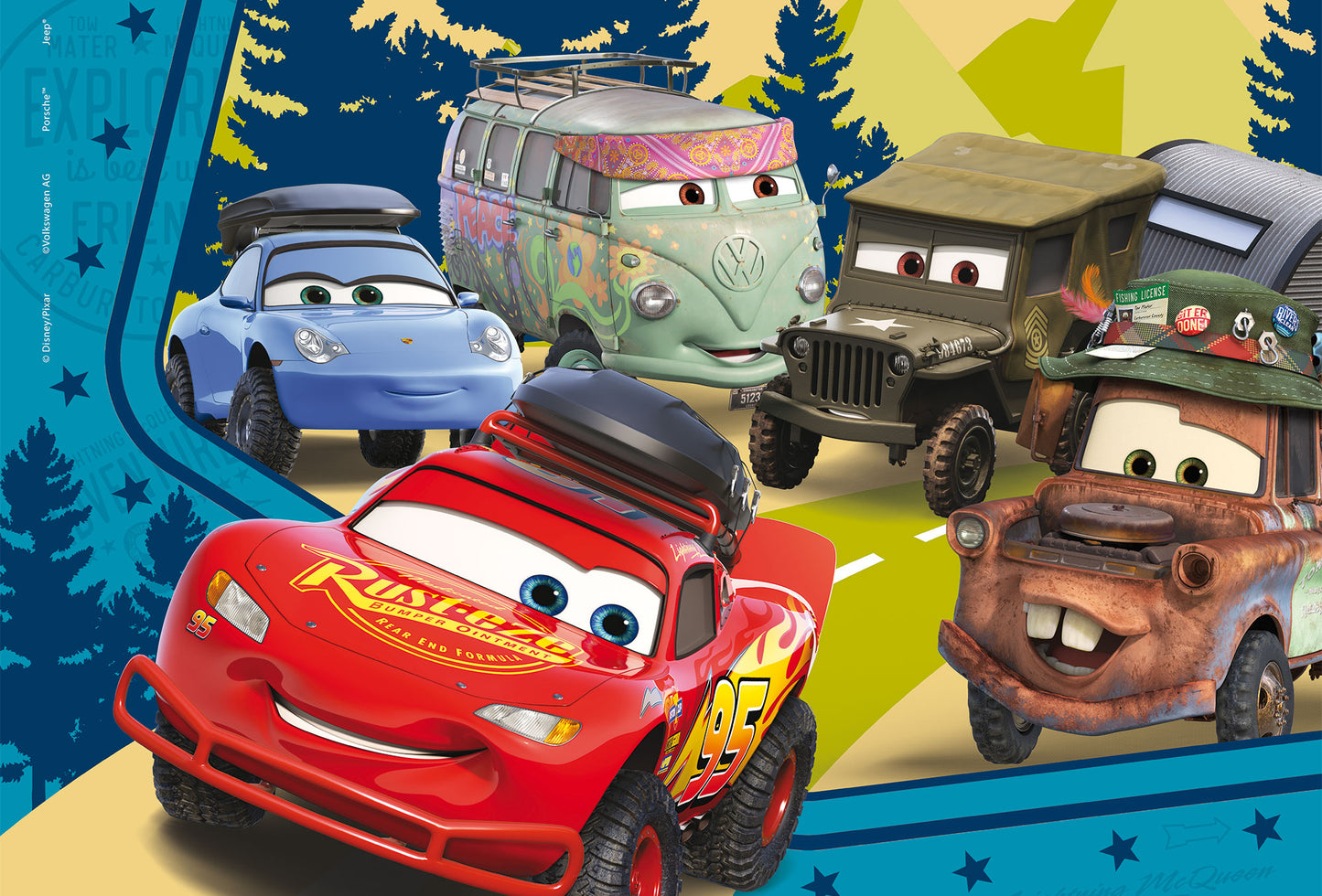 Lisciani Disney Cars Maxi Floor Puzzle - Wild Willy