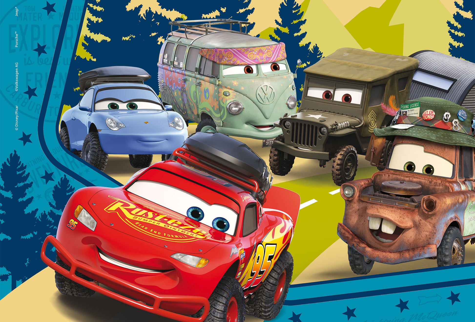 Lisciani Disney Cars Maxi Floor Puzzle - Wild Willy