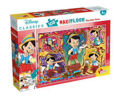 Lisciani Disney Pinocchio Maxi Floor Puzzle 108 Pieces