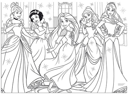 Lisciani Disney Princess Maxi Floor 60 Puzzle 70x50cm