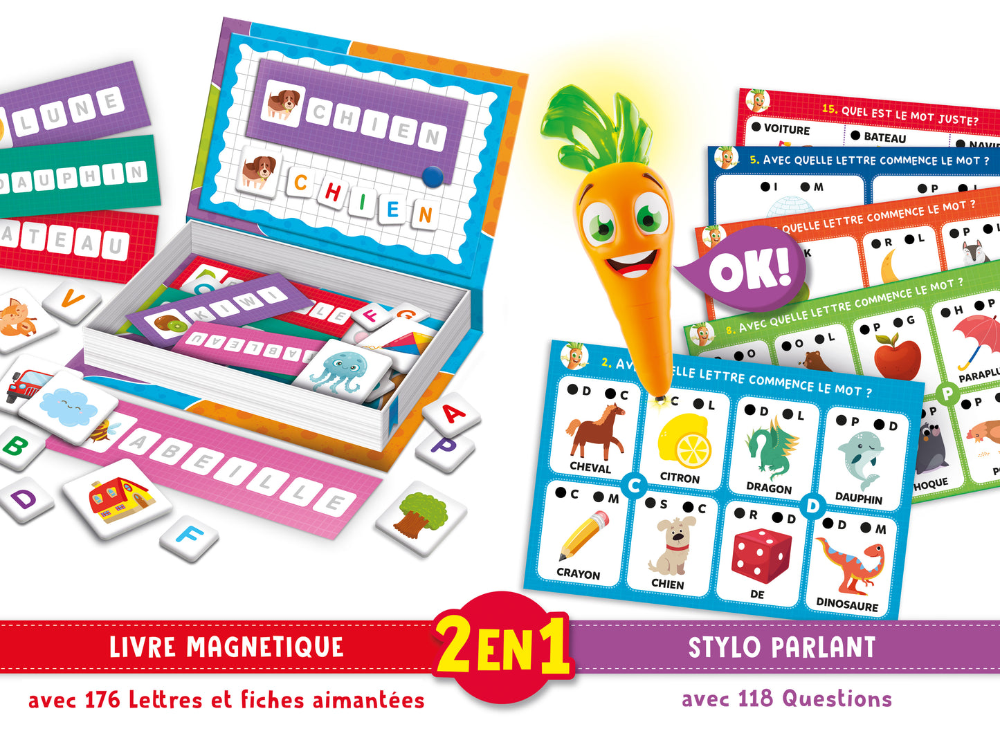 Lisciani Carotina Letters Et Mots 2En1