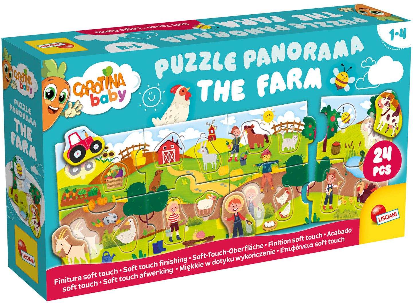 Lisciani Giochi Carotina Baby Panorama The Farm Puzzle