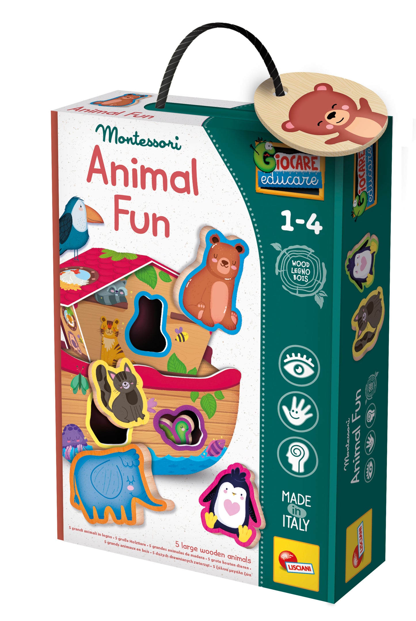 Lisciani Giochi Montessori Baby Animal Fun