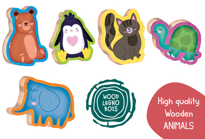 Lisciani Giochi Montessori Baby Animal Fun