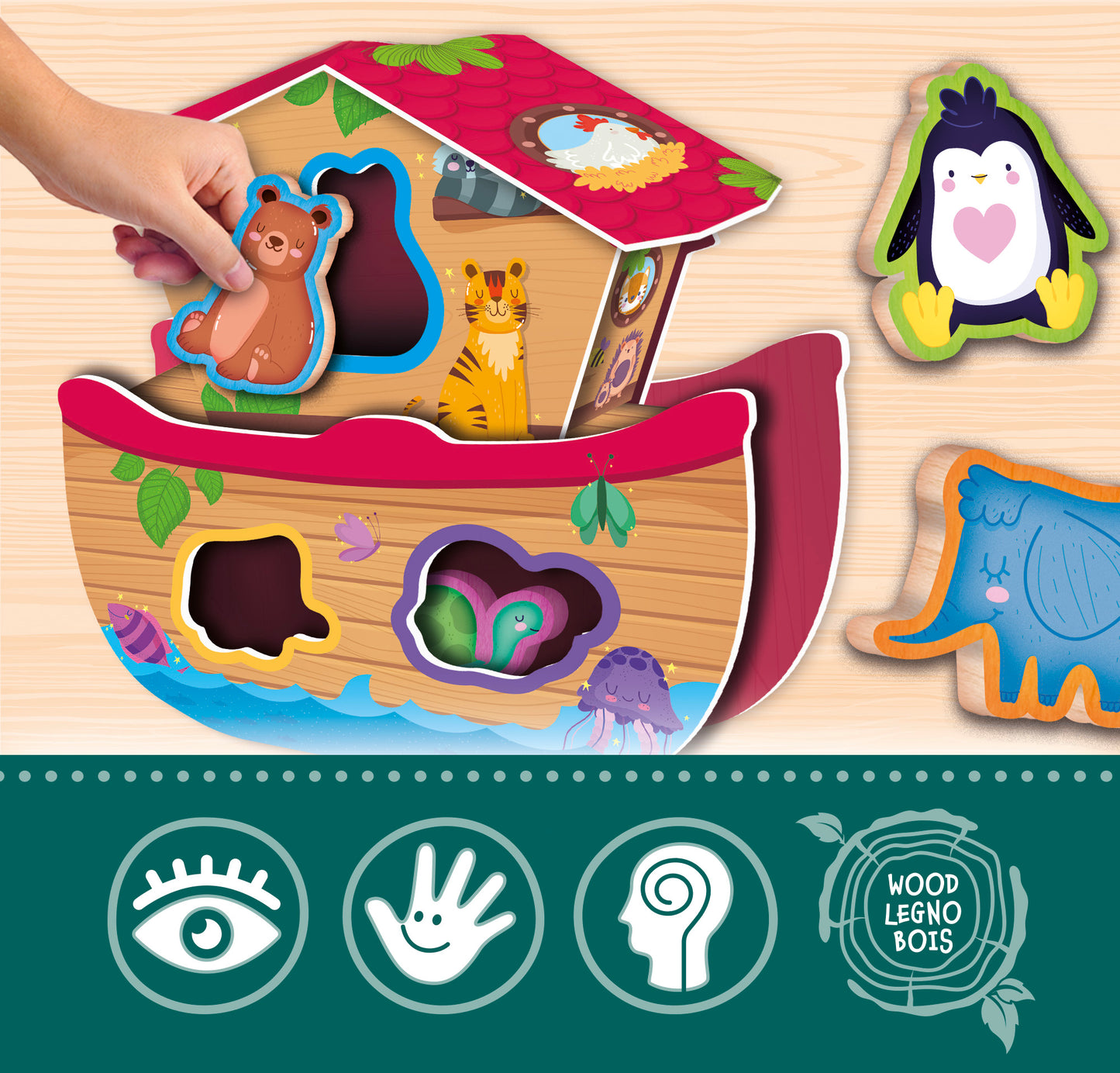 Lisciani Giochi Montessori Baby Animal Fun