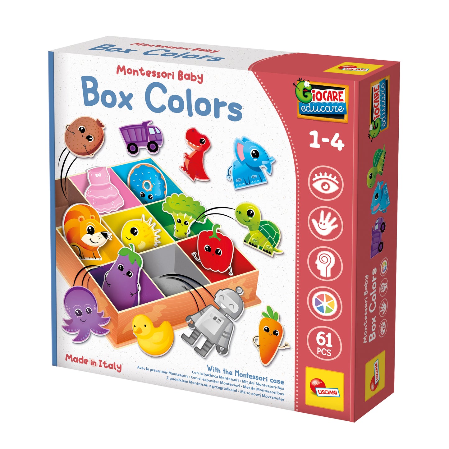 Lisciani Giochi Montessori Baby Box Colors with Case