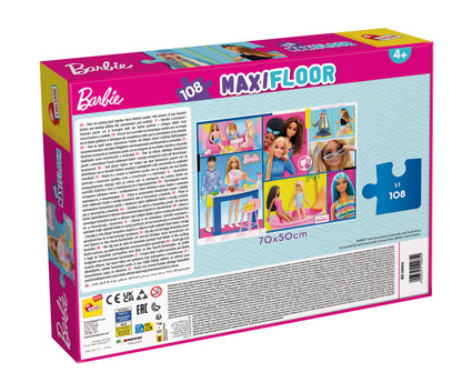 Lisciani Maxi Floor Barbie 108 Piece Puzzle