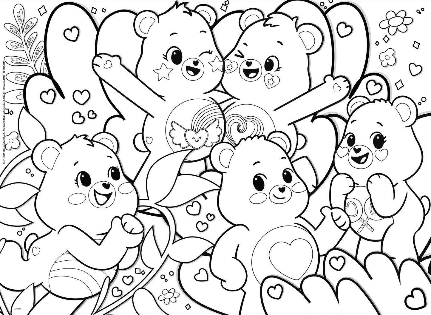 Lisciani Maxi Floor Disney Care Bear 24 Pieces