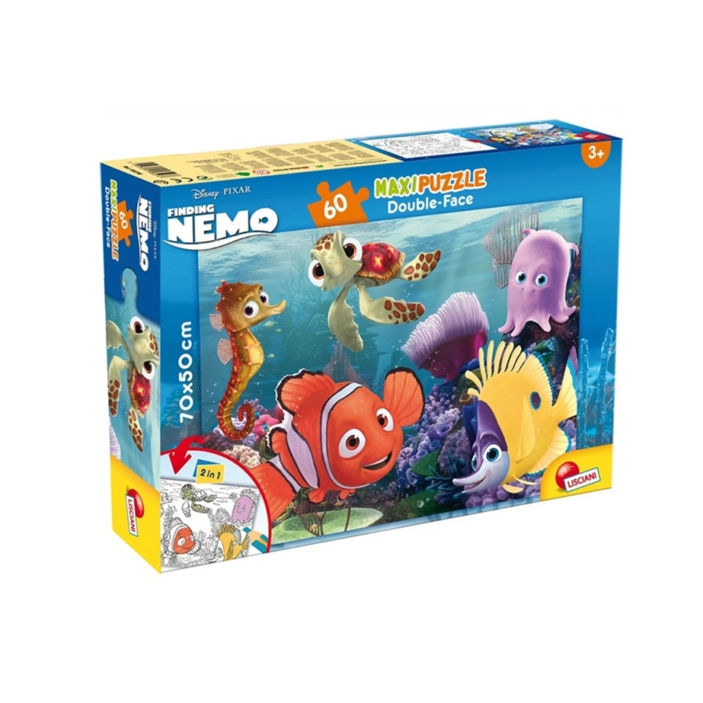 Lisciani Maxi Floor Disney Finding Nemo Puzzle 60 pcs Double Sid