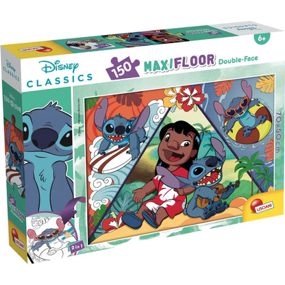 Lisciani Maxi Floor Disney Stitch Puzzle  24 pcs 70x50 cm - Wild Willy