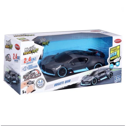 MAISTO Tech Premium Bugatti Divo - 2.4GHz Rechargeable Remote Control Car - Wild Willy