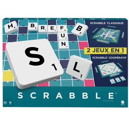 MATTEL Scrabble French 2-in-1 Double-Sided Board Game