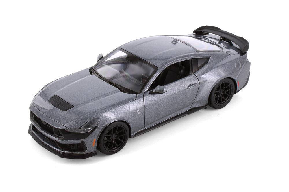 Maisto 2024 Ford Mustang Dark Horse Gray 1:24 Diecast Model Car - Wild Willy