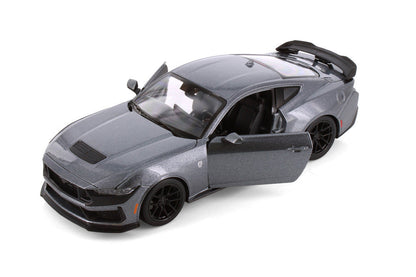 Maisto 2024 Ford Mustang Dark Horse Gray 1:24 Diecast Model Car - Wild Willy