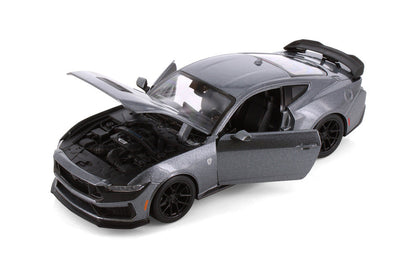 Maisto 2024 Ford Mustang Dark Horse Gray 1:24 Diecast Model Car - Wild Willy