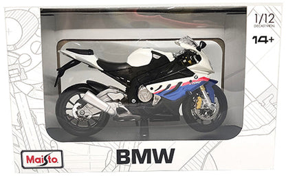 Maisto BMW S 1000RR Motorcycle - 1:12 Diecast Model - Wild Willy
