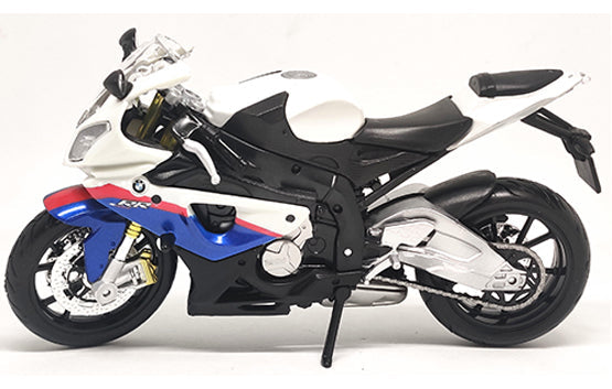 Maisto BMW S 1000RR Motorcycle - 1:12 Diecast Model - Wild Willy