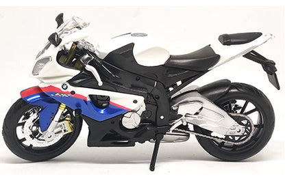 Maisto BMW S 1000RR Motorcycle - 1:12 Diecast Model - Wild Willy