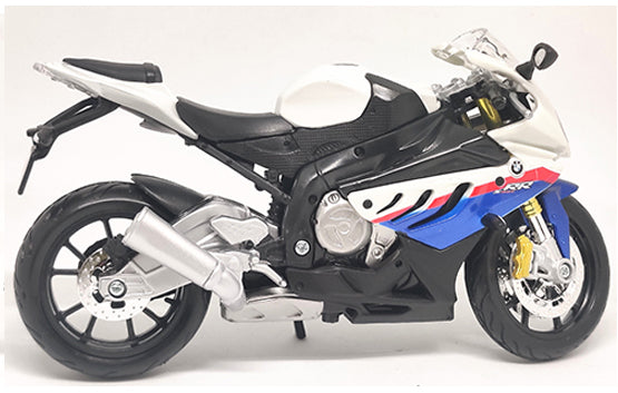 Maisto BMW S 1000RR Motorcycle - 1:12 Diecast Model - Wild Willy