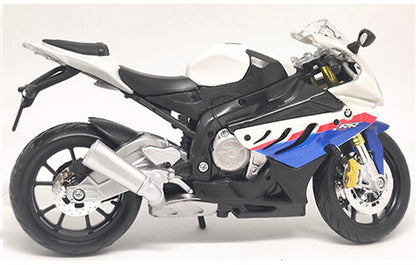 Maisto BMW S 1000RR Motorcycle - 1:12 Diecast Model - Wild Willy