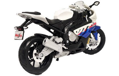 Maisto BMW S 1000RR Motorcycle - 1:12 Diecast Model - Wild Willy