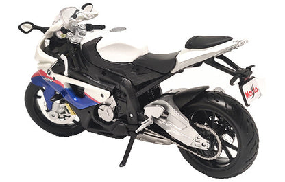 Maisto BMW S 1000RR Motorcycle - 1:12 Diecast Model - Wild Willy