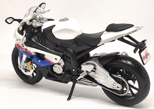 Maisto BMW S 1000RR Motorcycle - 1:12 Diecast Model - Wild Willy
