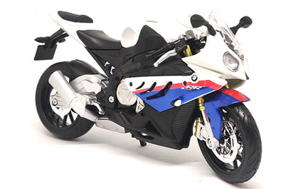 Maisto BMW S 1000RR Motorcycle - 1:12 Diecast Model - Wild Willy