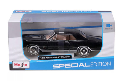 Maisto Buick Riviera Gran Sport 1965 1:24 Scale Die-Cast - Black - Wild Willy