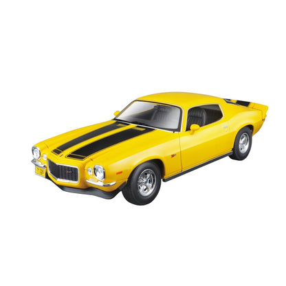 Maisto Chevrolet Camaro 1971 Yellow - 1:18 Diecast Model Car - Wild Willy