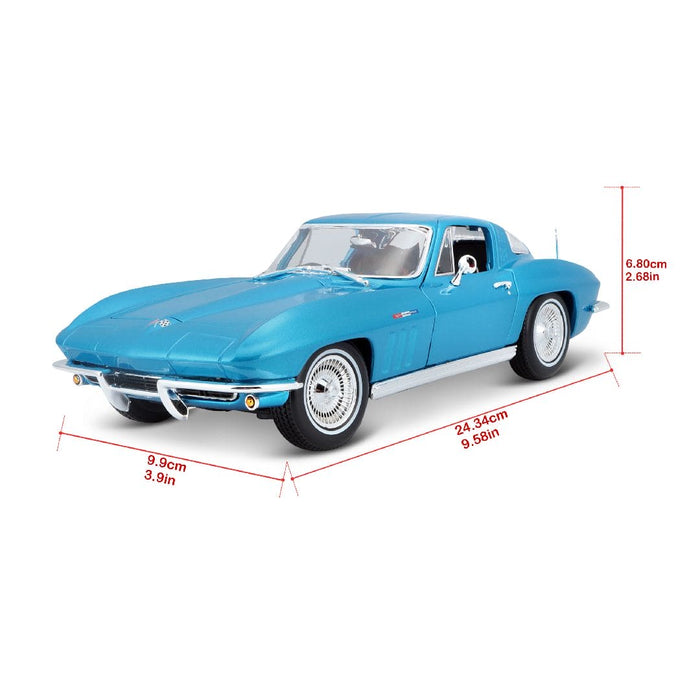 Maisto Chevrolet Corvette 1965 1:18 Scale Die-Cast Model - Wild Willy