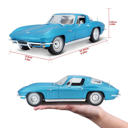 Maisto Chevrolet Corvette 1965 1:18 Scale Die-Cast Model - Wild Willy